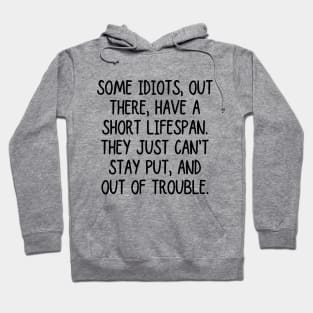 Told you so. You can't fix stupid! Hoodie